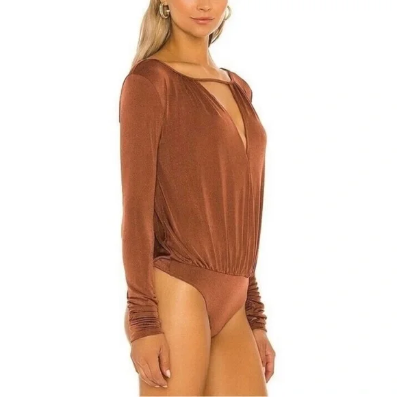 Free People Kaya Keyhole Bodysuit Size S - Picture 2 of 8